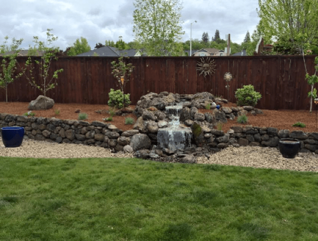 Natural Rock Water Feature