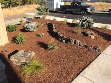 Yard With Natural Rock Features