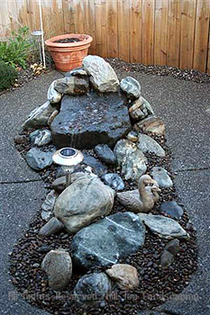 Water Feature Landscping Project