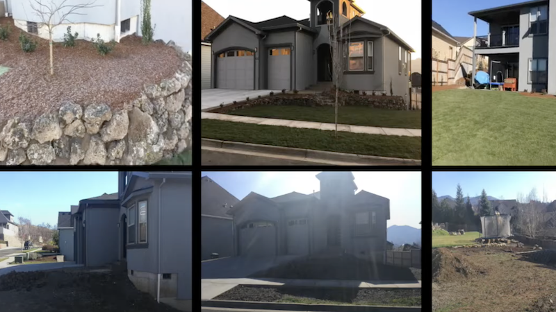 Collection of before and after photos of projects.