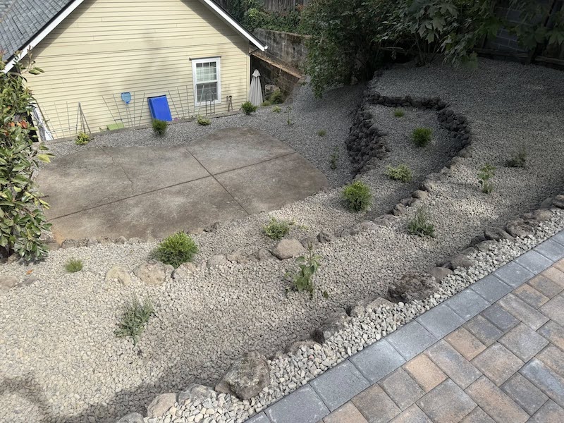 Retaining Walls At Housing Development