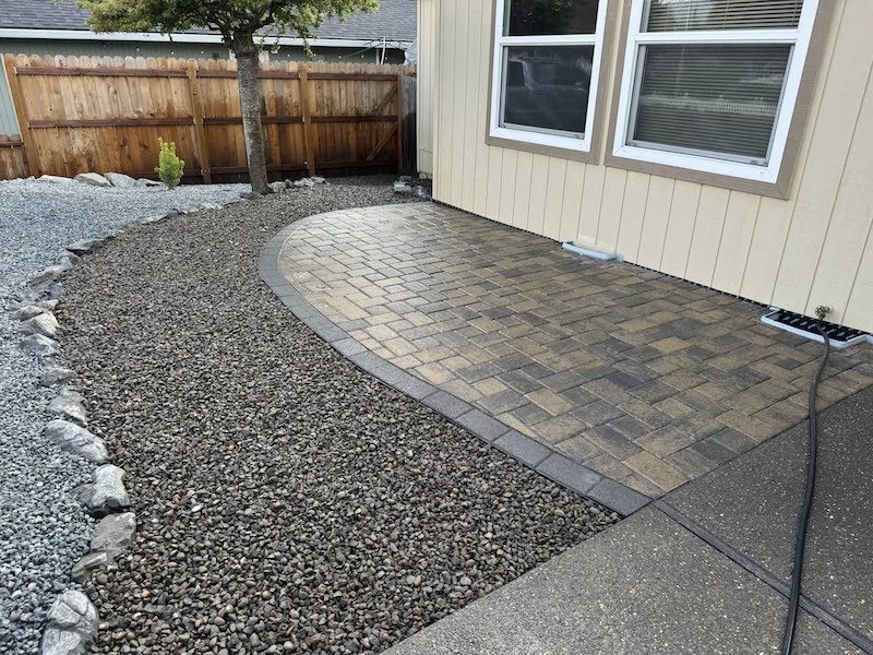 Paver Patio, Low Maintenance