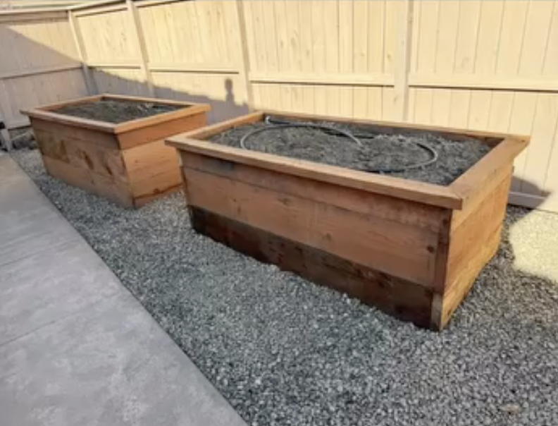 Raised Garden Boxes And Irrigation