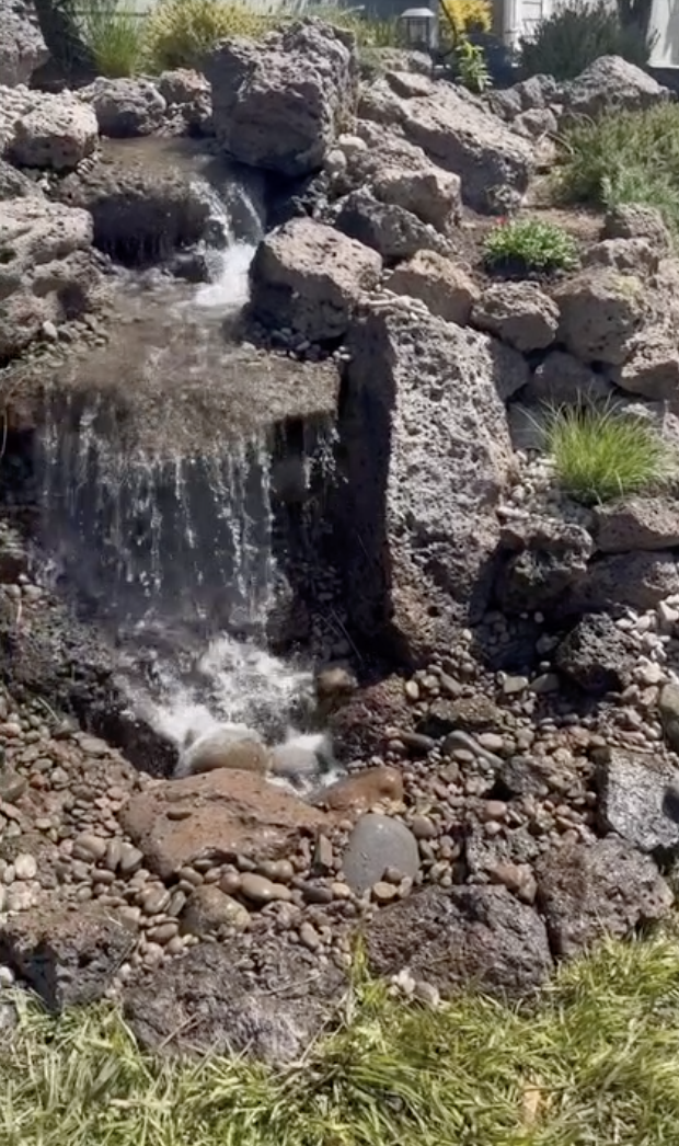 Water feature With Natural Stone