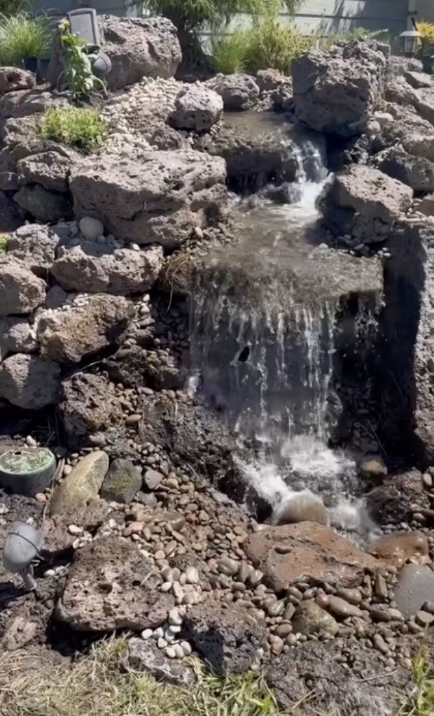 Water feature With Natural Stone