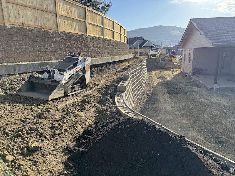 Multiple Retaining Walls