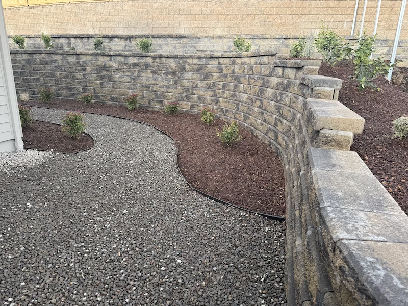 Cul De Sac Retaining Wall
