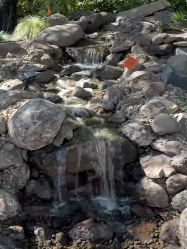 Backyard Water Feature In Backyardt